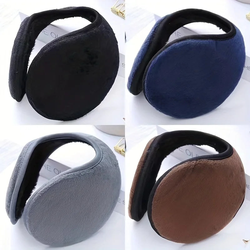 Pearl Winter Running Earmuffs - Warm Plush Ear Warmers for Cold Weather Training