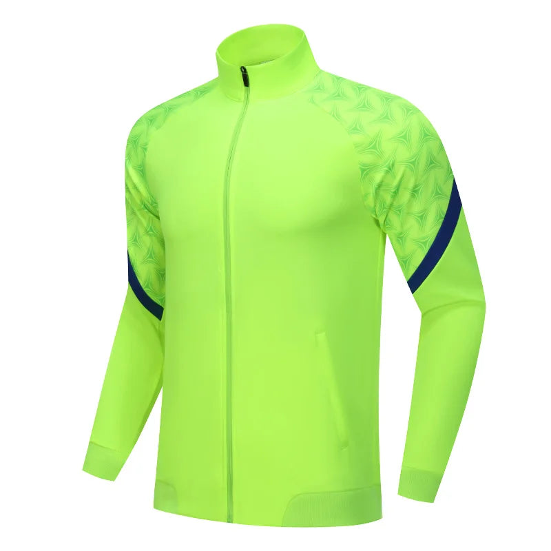 Men's Breathable Running Jacket with Zip - Winter Training