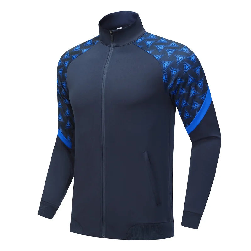 Men's Breathable Running Jacket with Zip - Winter Training
