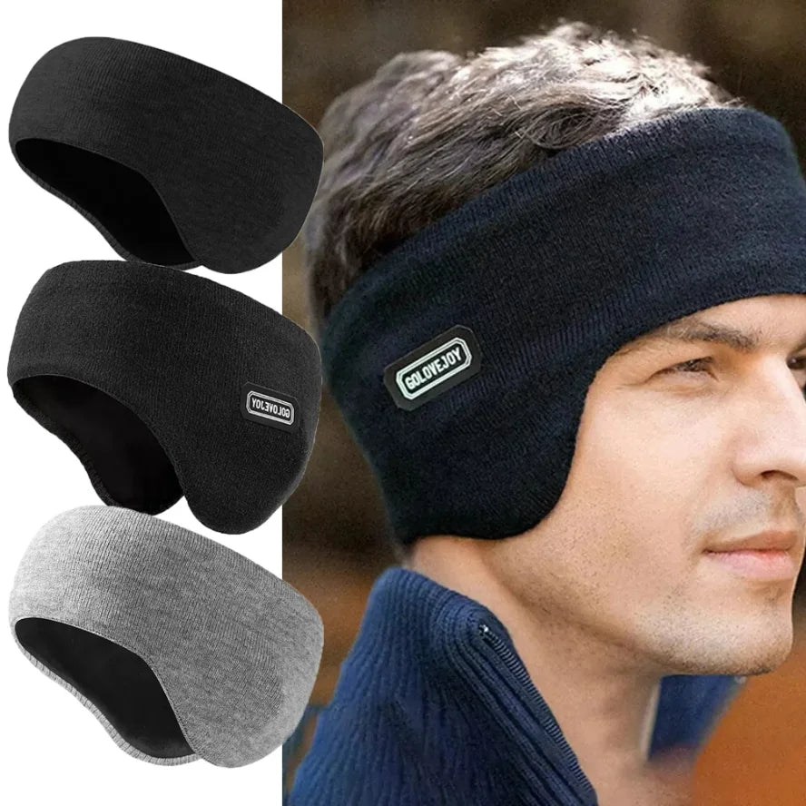 Winter Ear Warmers - Padded Thermal Ear Muffs for Men and Women