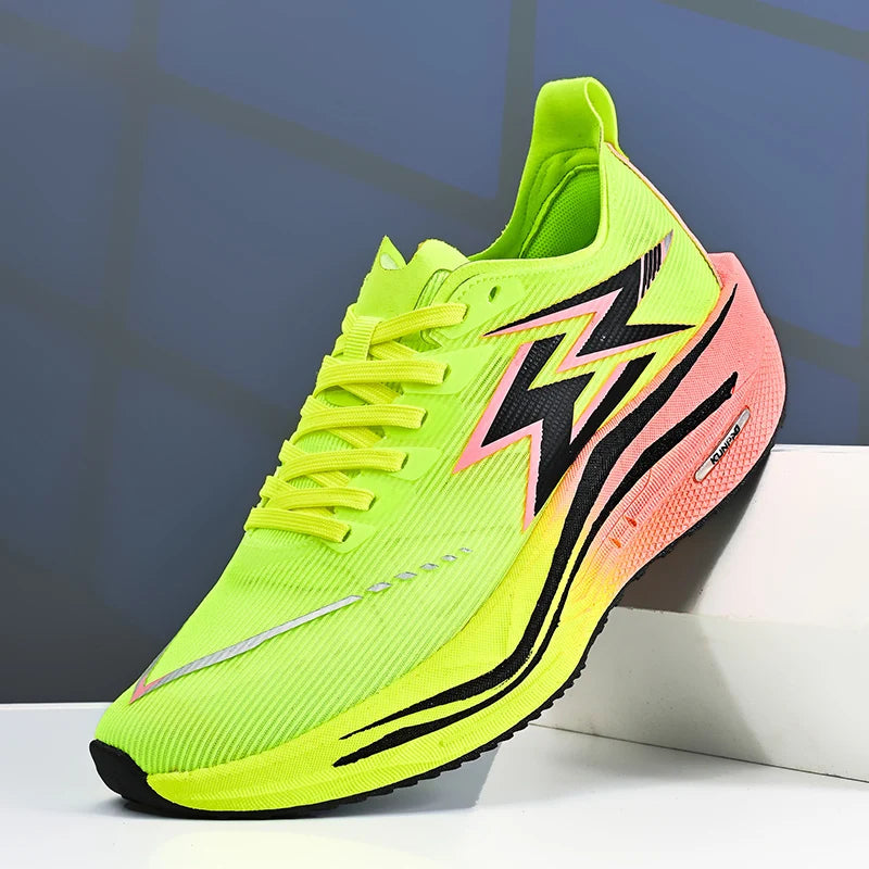 STRAVIX ALPHA V1 Carbon Plate Running Shoes – Lightweight Marathon Trainers